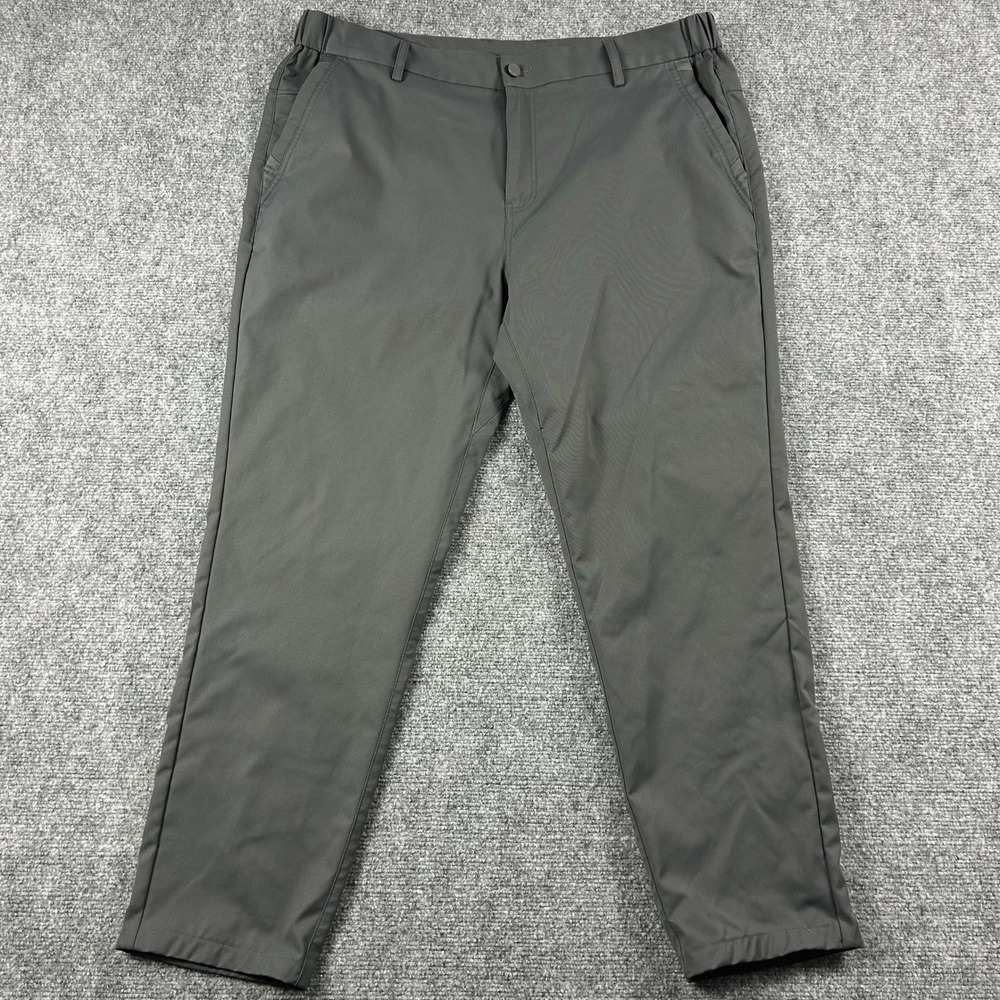Jack Archer Jetsetter Pants Mens 38x30 Gray Tech Stretch Commuter Golf Trousers